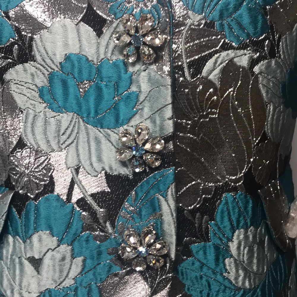 Michael Kors Collection Aqua/Silver Jacket - Picture 2 of 8